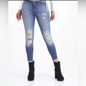 Wild Pair Coraa Women’s Faux Suede Zip up Ankle Boots.